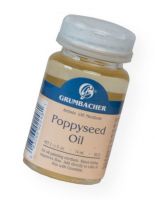 Grumbacher GB5622 Poppy Seed Oil; A slow drying, finest quality, purified oil for use with artists' oil colors; Retards drying of rapid drying colors; Excellent color retention; 74ml/2.5 oz; Shipping Weight 0.2 lb; Shipping Dimensions 1.62 x 1.62 x 3.38 in; UPC 014173356253 (GRUMBACHERGB5622 GRUMBACHER-GB5622 ARTWORK) 
