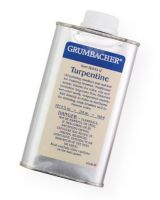 Grumbacher GB5688 Turpentine 8 oz; Pure spirits of gum turpentine for use with linseed or other oils as a medium for artists' oil colors; For thinning certain varnishes and for cleaning equipment; Shipping Weight 1.00 lb; Shipping Dimensions 2.75 x 1.5 x 5.5 in; UPC 014173356352 (GRUMBACHERGB5688 GRUMBACHER-GB5688 PAINTING) 