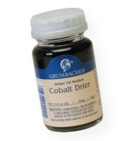 Grumbacher GB5942 Cobalt Drier; For artists' oil colors; Use sparingly with mediums or add directly to color; 74ml/2.5 oz; Shipping Weight 0.35 lb; Shipping Dimensions 1.88 x 1.88 x 3.38 in; UPC 014173356574 (GRUMBACHERGB5942 GRUMBACHER-GB5942 ARTWORK) 