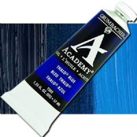 Grumbacher Academy GBT203B Oil Paint, 37 ml, Phthalo Blue; Quality oil paint produced in the tradition of the old masters; The wide range of rich, vibrant colors has been popular with artists for generations; 37ml tube; Transparency rating: ST=semitransparent; Dimensions 3.25" x 1.25" x 4.00"; Weight 0.5 lbs; UPC 014173353962 (GRUMBACHER ACADEMY GBT203B OIL PHTHALO BLUE ALVIN) 