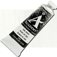 Grumbacher Academy GBT248B Oil Paint, 37 ml, Zinc White; Quality oil paint produced in the tradition of the old masters; The wide range of rich, vibrant colors has been popular with artists for generations; 37ml tube; Transparency rating: SO=semi-opaque; Dimensions 3.25" x 1.25" x 4.00"; Weight 0.5 lbs; UPC 014173354068 (GRUMBACHER ACADEMY GBT248B OIL ZINC WHITE ALVIN) 