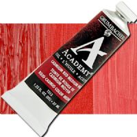 Grumbacher Academy GBT313B Oil Paint, 37 ml, Cadmium Red Medium Hue; Quality oil paint produced in the tradition of the old masters; The wide range of rich, vibrant colors has been popular with artists for generations; 37ml tube; Transparency rating: O=opaque; Dimensions 3.25" x 1.25" x 4.00"; Weight 0.5 lbs; UPC 014173354129 (GRUMBACHER ACADEMY GBT313B OIL CADMIUN RED MEDIUM HUE ALVIN) 
