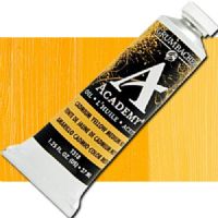 Grumbacher Academy GBT318B Oil Paint, 37 ml, Cadmium Yellow Medium Hue; Quality oil paint produced in the tradition of the old masters; The wide range of rich, vibrant colors has been popular with artists for generations; 37ml tube; Transparency rating: O=opaque; Dimensions 3.25" x 1.25" x 4.00"; Weight 0.5 lbs; UPC 014173354136 (GRUMBACHER ACADEMY GBT318B OIL CADMIUN YELLOW MEDIUM HUE ALVIN) 