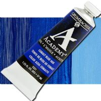 Grumbacher Academy GBT321B Oil Paint, 37 ml, Cobalt Blue Hue; Quality oil paint produced in the tradition of the old masters; The wide range of rich, vibrant colors has been popular with artists for generations; 37ml tube; Transparency rating: O=opaque; Dimensions 3.25" x 1.25" x 4.00"; Weight 0.5 lbs; UPC 014173354167 (GRUMBACHER ACADEMY GBT321B OIL COBALT BLUE HUE ALVIN) 
