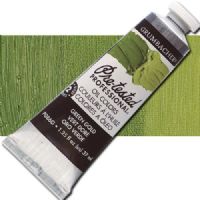 Grumbacher Pre-Tested P086G Artists' Oil Color Paint, 37ml, Green Gold Hue; The rich, creamy texture combined with a wide range of vibrant colors make these paints a favorite among instructors and professionals; Each color is comprised of pure pigments and refined linseed oil, tested several times throughout the manufacturing process; UPC 014173353061 (GRUMBACHER ALVIN PRETESTED P086G OIL 37ml GREEN GOLD HUE) 