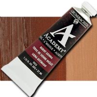 Grumbacher T023 Academy, Oil Paint, 37ml, Burnt Sienna; Quality oil paint produced in the tradition of the old masters; The wide range of rich, vibrant colors has been popular with artists for generations; 37ml tube; Transparency rating: O=opaque; Dimensions 3.25" x 1.25" x 4.00"; Weight 1 lbs; UPC 014173353696 (GRUMBRACHER T023 GBT023B OIL 37ml BURNT SIENNA ALVIN) 