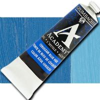 Grumbacher T039 Academy, Oil Paint, 37ml, Cerulean Blue Hue; Quality oil paint produced in the tradition of the old masters; The wide range of rich, vibrant colors has been popular with artists for generations; 37ml tube; Transparency rating: O=opaque; Dimensions 3.25" x 1.25" x 4.00"; Weight 1 lbs; UPC 014173353733 (GRUMBRACHER T039 GBT039B OIL 37ml CERULEAN BLUE HUE ALVIN) 