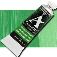 Grumbacher T162 Academy, Oil Paint, 37ml, Permanent Green Light; Quality oil paint produced in the tradition of the old masters; The wide range of rich, vibrant colors has been popular with artists for generations; 37ml tube; Transparency rating: O=opaque; Dimensions 3.25" x 1.25" x 4.00"; Weight 1 lbs; UPC 014173353894 (GRUMBRACHER T162 GBT162B OIL 37ml PERMANENT GREEN LIGHT ALVIN) 