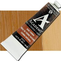 Grumbacher Academy T17111 Oil Paint, 150ml, Raw Sienna; Quality oil paint produced in the tradition of the old masters; The wide range of rich, vibrant colors has been popular with artists for generations; Transparency rating: T=transparent, ST=semitransparent, O-opaque, SO=semi-opaque; Dimensions 2.00" x 2.00" x 6.5"; Weight 0.42 lbs; UPC 014173353924 (GRUMBACHER ACADEMY ALVIN T17111 GBT17111 RAW SIENNA) 