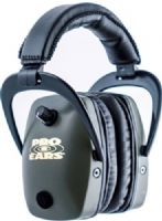Pro Ears GS-DPS-G Gold Series Pro Slim Ear Muffs, Green; Lowest profile cup for maximum concealment; Light weight for extended hunting; Contoured cup for turkey, duck and bird hunting; Scanner compatible for motor sports spectators; Cup size is suitable for the youth shooter; Low weight makes this ideal for female shooters; UPC 751710063228 (GSDPSG GSDPS-G GS-DPSG GS-DPS) 