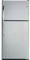 GE General Electric GTH18ISXSS Top-Freezer Refrigerator, 18.0 Cu. Ft. Total, 12.93 Cu. Ft. Fresh Food, 5.09 Cu. Ft. Freezer, 22.60 Sq. Ft. Shelf Area, 3 Glass; 1 Full-Width Cabinet Shelves, 2 Split; 1 Full-Width Adjustable Shelves, 2 Clear Vegetable/Fruit Crispers, Clear Snack Pan, 2 Adjustable Gallon Door Bins, 2 Fixed Door Bins, Deluxe Quiet Design, Step Wire Freezer Compartment Shelves, Stainless Steel Color (GTH-18ISX GTH 18ISX GTH18ISX GTH18ISXSS GTH18ISX-SS GTH18ISX SS) 