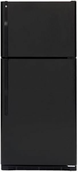 GE General Electric GTH18KBXBB Top-Freezer Refrigerator, 18 cu. ft. Total Capacity, 12.93 cu. ft. Refrigerator Capacity, 5.09 cu. ft. Freezer Capacity, 21.9 sq. ft. Shelf Area, 4 Glass Split Cabinet Shelves, 3 Split Adjustable Shelves, 2 Adjustable Humidity Vegetable/Fruit Crispers, 1 full-width Fixed Door Bins, 1 Ice 'n Easy Trays, Step Wire Freezer Compartment Shelves, 1 Full-Width, 1 Split Fixed Door Shelves, Black Color (GTH-18KBXBB GTH 18KBXBB GTH18KBX-BB GTH18KBX BB)