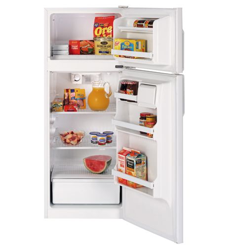 General Electric GTS12BBPRWW White Appliances 12.0 cu. ft. Top Freezer Refrigerator (GT S12BBP, GT-S12BBP, GTS12BBP RWW)