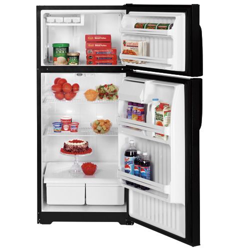 General Electric GTS16BBRLBB Black 15.8 Cu. Ft. Top-Freezer Refrigerator (GTS16BBR, GT-S16BBR, GTS16BBR LBB)
