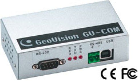 GeoVision GV-COM RS-232 / RS-485 Data Converter, One additional RS-232/RS-485 COM port through USB, USB powered device, Signal: DCD, RxD, TxD, DTR, GND, DSR, RTS, CTS, Connecter DB9 Male, Stop Bit 1 (default), 2, Flow Control RTS/CTS, XON/XOFF, Speed 600 bps to 115,200 bps (GVCOM GV COM)