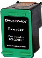 Microboards GX-200HC Tri-Color Ink Cartridge, Print cartridge Consumable Type, Ink-jet Printing Technology, Cyan, Magenta, Yellow an Black Colors, Approximately 220 Prints at 100% Coverage Duty Cycle, For use with GX1 Printer series, New Genuine Original OEM Konica Microboards (GX-200HC GX 200HC GX200HC) 