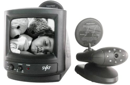 SVAT Electronics GX5010 Black & White Indoor 2.4 GHz Wireless Video Surveillance System with 5.5" Monitor and Camera (GX5010, GX-5010, GX 5010, GX501, GX-501)