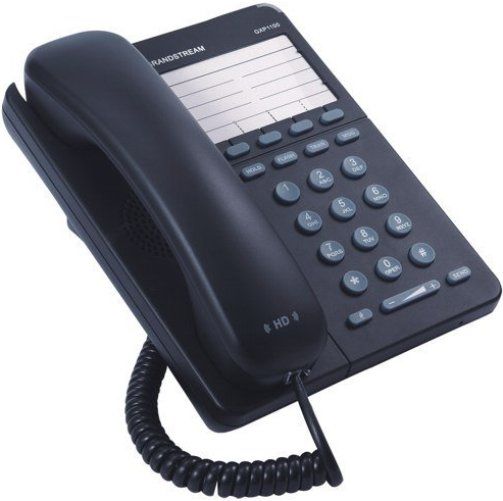 Grandstream GXP1105 Small Business One-Line IP Phone with Integrated PoE, Single SIP account and up to 2 calls, 4 programmable keys, HD handset with support for wideband audio, Single 10/100Mbps network port, 7 dedicated function keys for Hold, Flash/Call-Waiting, Transfer, Message, Mute, Volume, Dial/Send, HD handset with support for wideband audio (GXP-1105 GXP 1105 GX-P1105)