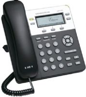 Grandstream GXP1450 HD Enterprise Entry Level IP Phone, 180x60 pixel backlit graphical LCD display with up to 4 level grayscale, 2 dual-color line keys (with 2 SIP accounts and up to 2 all appearances), 3 XML programmable context-sensitive soft keys, 3-way conference, Dual switched auto-sensing 10/100Mbps network ports with integrated PoE (GXP-1450 GXP 1450 GX-P1450) 