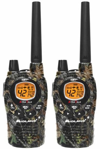 Midland GXT785VP3 Model GXT785 X-Tra Talk Two-Way Radios with 42 Channels, 5 Animal Call Alerts and Weather Scan, Up to 34 Mile Range, 142 Privacy Codes, Dual Power Options, NOAA Weather Alert Radio with Weather Scan, HI/MED/LO Power Settings, eVOX - Hands-Free Operation (5 levels), 10 Call Alerts (GXT-785VP3 GXT 785VP3 GXT785-VP3 GXT785 VP3)
