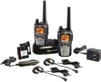 Midland GXT860VP4 Two-Way Radio, Black, 42 Channels (22 Channels PLUS 20 EXTRA CHANNELS), Xtreme Range - Up to 36 miles, 145 Privacy Codes, NOAA Weather Alert Radio with Weather Scan, Vibrate Alert, Channel Scan, Silent Operation, Water Ressitant, Backlit Display LCD, Roger Beep, Keipad Lock, Keystroke Tones, UPC 046014508057, Replaced GXT760VP4 (GXT-860VP4 GXT 860VP4 GXT860-VP4 GXT860 VP4) 