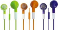 QuantumFX H-104PDQ Earbuds with In-Line Microphone, Enhanced Bass Sound, Sound Isolating Earbuds, Frequency Range 20-20000 Hz, Impedance 16 Ohms, 1.2 M (3.9 Feet) Cable Length, 3.5mm Jack, PDQ Display, Gift Box Dimensions 2.5x1x4.5 (H104PDQ H 104PDQ H-104-PDQ H-104 H104LIM-ORA-PUR QFX) 