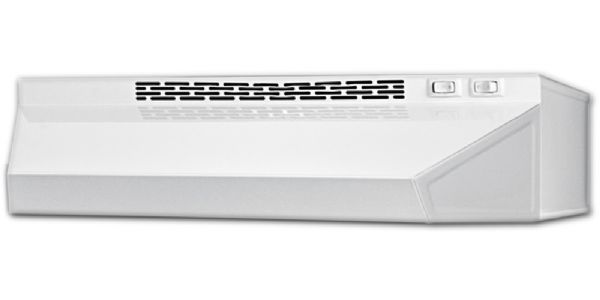 Summit H1624W Under Cabinet Ducted Hood With 180 CFM, 2 Fan Speeds, UL Certification In White, 24