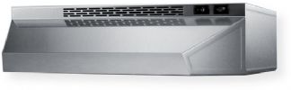 Summit H1724SS Wide 24" Ductless Range Hood in Stainless Steel Finish, Designed to match 24 inch ranges, Two-speed fan, Switchable light offers more convenience in your kitchen, Combination aluminum-charcoal filter, Made in the USA, 5.0" H x 24.0" W x 18.0" D, UPC 761101000374 (H17-24SS H-1724SS H1724) 