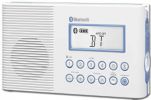 Sangean H-202 Portable AM/FM/Weather Alert, Digital Tuning, Waterproof Shower Radio With Bluetooth; 20 memory preset stations (10 FM, 5 AM and 5 WX); Public alert certified weather radio; Receives all 7 NOAA weather channel and reports; Built-In bluetooth wireless audio streaming; Waterproof up to JIS7 standard; Water-resistant 2 watts speaker; Emergency LED illumination (Torch); Emergency buzzer; UPC 729288029267 (SANGEANH202 SANGEAN H202 H202 H-202) 