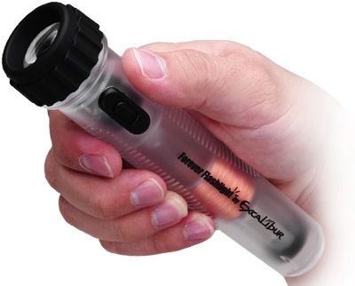 Excalibur H423 Micro Forever Flashlight- Clear, Rechargeable capacitor (H-423   H 423)