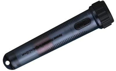 Excalibur H423G Micro Forever Flashlight - Grey; Super bright Blue LED, Never needs batteries, Never needs bulbs, Waterproof, Visible for over a mile (H423-G H423 H-423G)