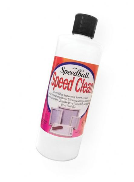 Speedball H4533 Speed Clean 16 oz Screen Filler Remover and Screen Cleaner; A highly effective screen cleaner that makes removal of screen filler and screen cleaning a breeze; Minimal odor; 16 oz squeeze bottle; Shipping Weight 1.00 lb; Shipping Dimensions 2.5 x 2.5 x 7.75 in; UPC 651032045332 (SPEEDBALLH4533 SPEEDBALL-H4533 SPEED-CLEAN-H4533 ARTWORK CRAFT)