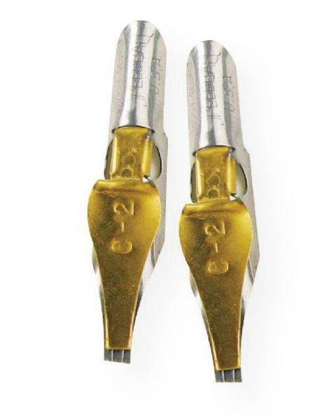 Speedball H9484 Calligraphy Pen Nibs #C-2; Hand-crafted stainless steel nibs can be inserted into Speedball pen holders; When lettering Italic, Roman, Blackletter, etc, select a broad-edged tool like the C-Series Speedball nibs; When lettering pointed pen hands, such as Copperplate, use a flexible pointed nib such as the Speedball 99 or 103; For monoline lettering, select a Speedball B-series nib; UPC 651032094842 (SPEEDBALLH9484 SPEEDBALL-H9484 SPEEDBALL/H9484 OFFICE CRAFTS ARTWORK)