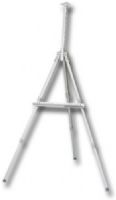 Heritage Arts HAE625 Marquette Classic Silver Aluminum Easel; Lightweight and durable aluminum construction is ideal in the field, studio, or classroom; Features a silver finish with clear hardware; Spring-loaded, locking canvas support holds artwork in position; UPC 088354804338 (HERITAGEARTSHAE625 HERITAGE ART HAE625 HAE 625 HAE-625) 