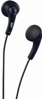 JVC HAF150B Earphone - Stereo - Black - Wired, Headphones - binaural Headphones Type, Ear-bud Headphones Form Factor, Wired Connectivity Technology, Stereo Sound Output Mode, 6 - 20000 Hz Response Bandwidth, 108 dB/mW Sensitivity, 16 Ohm Impedance, 0.5 in Diaphragm, 1 x headphones cable - integrated - 3.3 ft, For use with Compatibility iPod, iPhone, iPod nano (6G), iPad, UPC 046838046100 (HAF150B HAF-150-B HAF 150 B HAF150 HAF-150 HAF 150) 