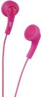 JVC HAF150P Earphone - Stereo - Pink - Wired, Headphones - binaural Headphones Type, Ear-bud Headphones Form Factor, Wired Connectivity Technology, Stereo Sound Output Mode, 6 - 20000 Hz Response Bandwidth, 108 dB/mW Sensitivity, 16 Ohm Impedance, 0.5 in Diaphragm, Neodymium Magnet Material, 1 x headphones cable - integrated - 3.3 ft, For use with Compatibility iPod, iPhone, iPod nano (6G), iPad, UPC 046838046131 (HAF150P HAF-150P HAF 150P) 