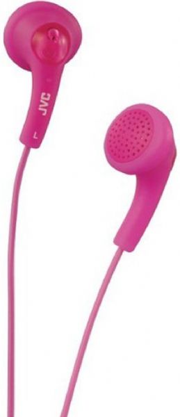 JVC HAF150P Earphone - Stereo - Pink - Wired, Headphones - binaural Headphones Type, Ear-bud Headphones Form Factor, Wired Connectivity Technology, Stereo Sound Output Mode, 6 - 20000 Hz Response Bandwidth, 108 dB/mW Sensitivity, 16 Ohm Impedance, 0.5 in Diaphragm, Neodymium Magnet Material, 1 x headphones cable - integrated - 3.3 ft, For use with Compatibility iPod, iPhone, iPod nano (6G), iPad, UPC 046838046131 (HAF150P HAF-150P HAF 150P)