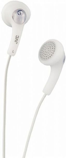 JVC HAF150W Earphone - Stereo - White - Wired, Headphones - binaural Headphones Type, Ear-bud Headphones Form Factor, Wired Connectivity Technology, Stereo Sound Output Mode, 6 - 20000 Hz Response Bandwidth, 108 dB/mW Sensitivity, 16 Ohm Impedance, 0.5 in Diaphragm, 1 x headphones cable - integrated - 3.3 ft, For use with Compatibility iPod, iPhone, iPod nano (6G), iPad, UPC 046838046162 (HAF150W HAF-150-W HAF 150 W HAF150 HAF-150 HAF 150 HAF150)