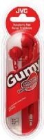 JVC HA-F160-R Gumy Earbud Headphones, Red, 200mW (IEC) Max. Input Capability, Frequency Response 15-20000Hz, Nominal Impedance 16 ohms, Sensitivity 108dB/1mW, Neodymium Magnet, Oval form soft rubber body for comfortable fit, Bass boosting earpiece, Powerful sound with 13.5mm Neodymium driver unit, UPC 046838068805 (HAF160R HAF160-R HA-F160R HA-F160) 