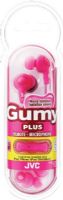 JVC HA-FR6-P Gumy Plus Inner-Ear Headphones with Microphone and Remote, Pink, 200mW(IEC) Max. Input Capability, 11mm Driver Unit, Frequency Response 10-20000Hz, Nominal Impedance 16ohms, Sensitivity 103dB/1mW, Colorful headphones with hands-free operation on iPod/iPhone/iPad/BlackBerry (1 button remote control & mic), UPC 046838065941 (HAFR6P HAFR6-P HA-FR6P HA-FR6) 