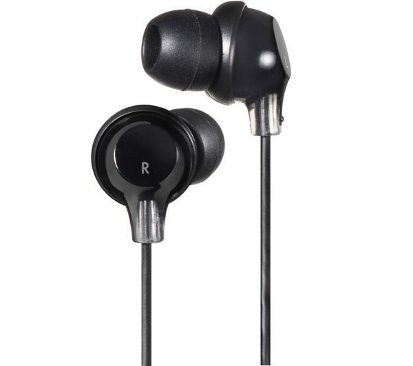 JVC HA-FX22-B headphones - In-ear ear-bud, Headphones - binaural Headphones Type, In-ear ear-bud Headphones Form Factor, Wired Connectivity Technology, Stereo Sound Output Mode, 10 - 23000 Hz Response Bandwidth, 106 dB/mW Sensitivity, 16 Ohm Impedance, 0.4 in Diaphragm, Neodymium Magnet Material, 1 x headphones - mini-phone stereo 3.5 mm Connector Type, 1 x headphones cable - integrated - 4 ft Cables Included, UPC 046838044618 (HAFX22B HA FX22 B HA FX22 B)