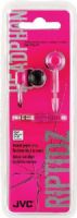 JVC HA-FX8-P Riptidz Inner-Ear Headphones, Pink; 200mW (IEC) Max. Input Capability; Frequency Response 10-20000Hz; Nominal Impedance 16ohms; Sensitivity 101dB/1mW; Sweatproof design ideal for daily activities, particularly jogging or exercising; Superior noise-isolation; Powerful sound with 11mm driver unit; UPC 046838048449 (HAFX8P HAFX8-P HA-FX8P HA-FX8) 