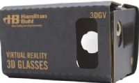 HamiltonBuhl 3DGV 3D Virtual Reality Glasses for use with Smartphones, For children of all ages, Comfortable headstraps and foam cushion pads, High quality 45mm lenses, NFC Near Field Communication patch, Easy to assemble without knife or scissors, High quality trigger magnet, Assemble with 2-sided tape/Velcro, UPC 681181621446 (HAMILTONBUHL3DGV HAMILTON-3DGV) 