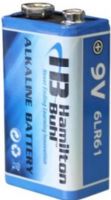 HamiltonBuhl 9V-HB Alkaline 9V Battery (HAMILTON9VHB 9VHB 9V HB HAMILTONBUHL9VHB) 
