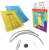 HamiltonBuhl CM-LH Circuit Mania STEAM Education Lighthouse; STEM/STEAM Project for Beginners; Learn About Circuits and Conductivity; Color-changing LED Light; Step-by-step Instructions; Fun and Engaging Learning Activity for Children 6+; Includes: 2 Colored 5.5" x 8.5" Paper Drawings, Battery, LED Light, Conductive Tape and Clip; UPC 681181625192 (HAMILTONBUHLCMLH CMLH CM LH) 