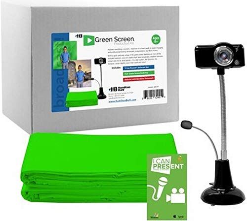 HamiltonBuhl GRN-KIT STEAM Education HB Green Screen Production Kit; Includes: (1) 