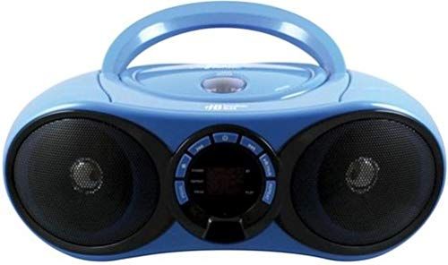 HamiltonBuhl HB100BT2 AudioMVP Portable Stereo Boombox with Bluetooth Receiver, CD/FM Media Player, 2 x 1.2 Watts RMS Outout Power, Supports Bluetooth 2.1, LED Display, 3.5mm Stereo Headphones Jack, Built-in Speakers, Carry Handle, CD Optical Pick-Up Lens: 3 Bean Semiconductor Laser, Includes Users Guide, UPC 681181623716 (HAMILTONBUHLHB100BT2 HB-100BT2 HB100-BT2 HB 100BT2)