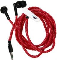 HamiltonBuhl HESKB-RED Skooob Tangle-FREE Silicone Ear Buds, Red, 1/8" (3.5mm) Plug Size, 180° TRS plug with Nickel-plating, Stereo Signal Format, 4' Cord Length, PVC Cord Type, Storage Bags, 15mm Speaker Drivers, TPU Skooob Plastic Material, UPC 681181625017 (HAMILTONBUHLHESKBRED HESKBRED HESKB RED) 