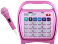 HamiltonBuhl J22RCS1PK Juke24 Portable Digital Jukebox with CD Player and Karaoke Function, Pink; Record From Any Of The Following Sources And Program To Any Of The 24 Buttons: CD, AUX-In, MIC In, USB Key And PC Link Via USB Port; Built-in MP3 Digital Recorder; Back-Loading CD Player; 24 Programmable Press and Play Buttons; UPC 681181623358 (HAMILTONBUHLJ22RCS1PK J22-RCS1PK J22RCS1-PK J22RCS1) 