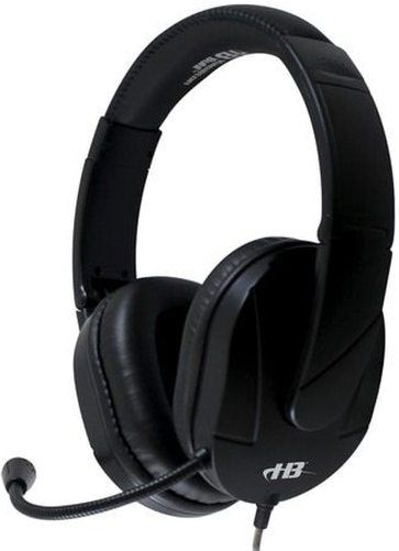 HamiltonBuhl M2USB MACH-2 Deluxe Multimedia Over-Ear Stereo Headset with Steel Reinforced Gooseneck Mic; Foldable Leatherette Padded Headband; Noise-Isolating Leatherette Ear Cushions; 40mm Speaker Driver; Ear Cup Volume Control; 50-20000 Hz Frequency Response; 32Ω Impedance; Heavy-Duty, Write-On, Moisture-Resistant, Reclosable Bag; UPC 681181623587 (HAMILTONBUHLM2USB M2-USB M2U-SB)